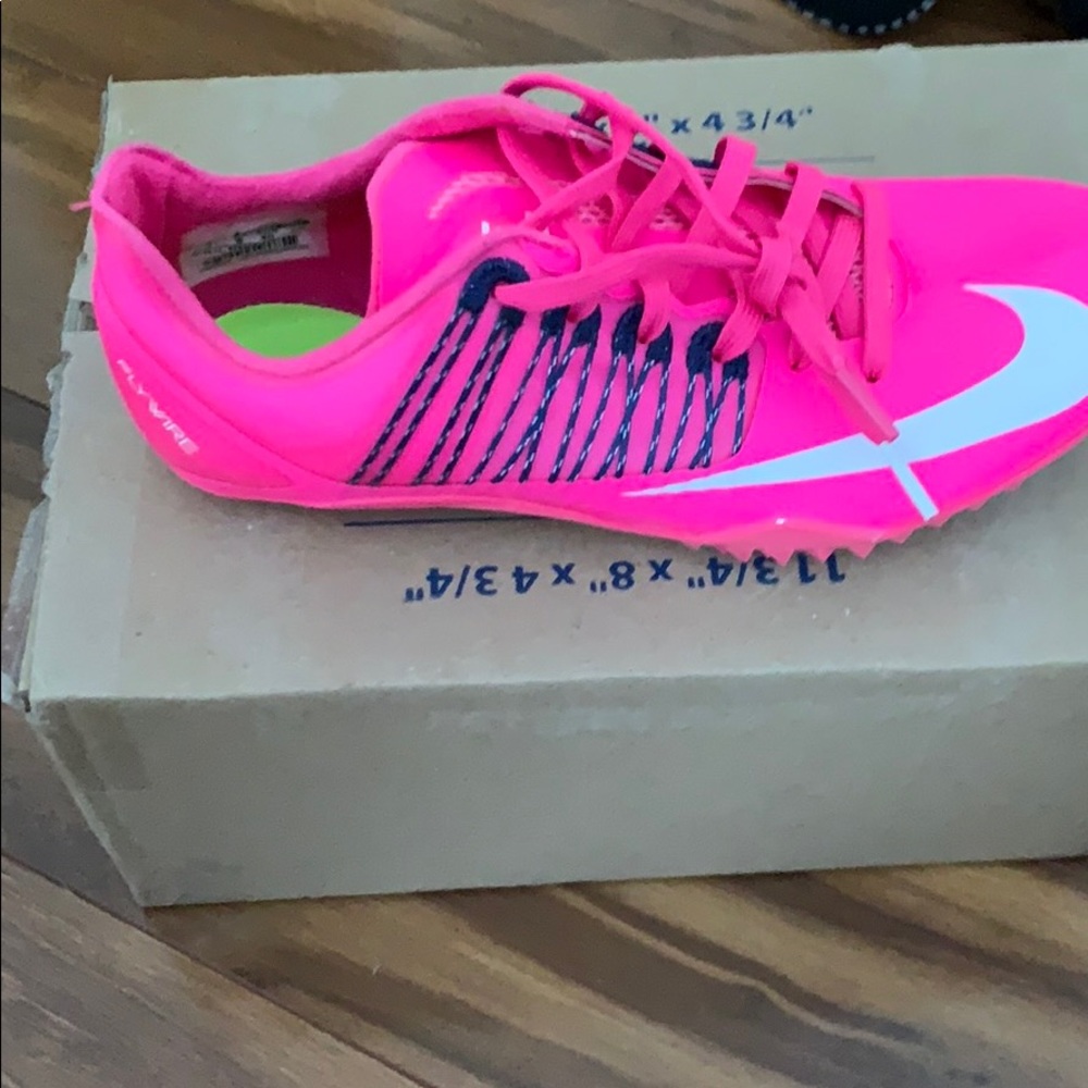 Nike Neon Pink Track Spikes